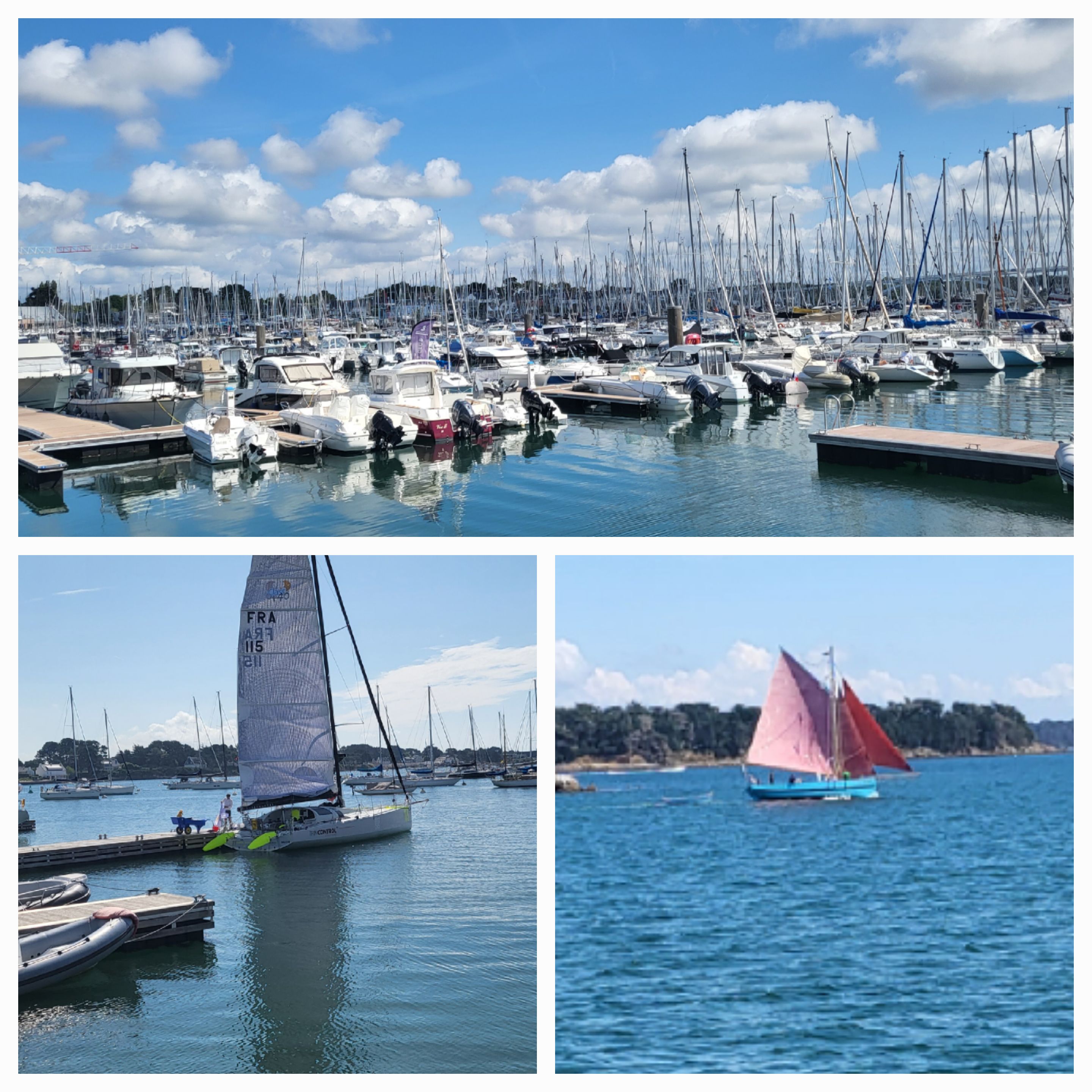 La trinité sur Mer, joli port de mer