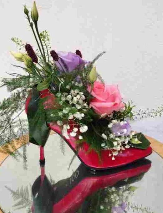 Version escarpin rouge