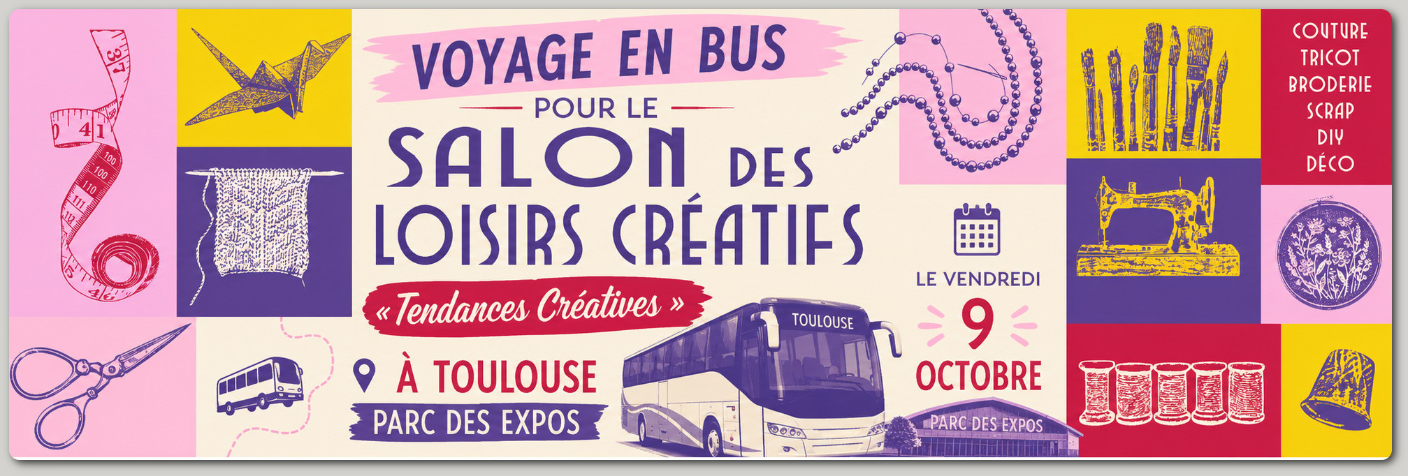 Lire la suite à propos de l’article Salon « Tendances Créatives » de Toulouse.