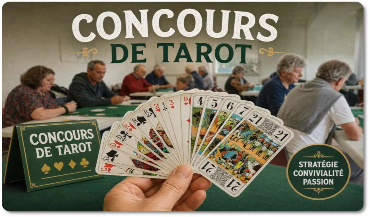 Lire la suite à propos de l’article Concours de tarot du mardi 31 mars 26